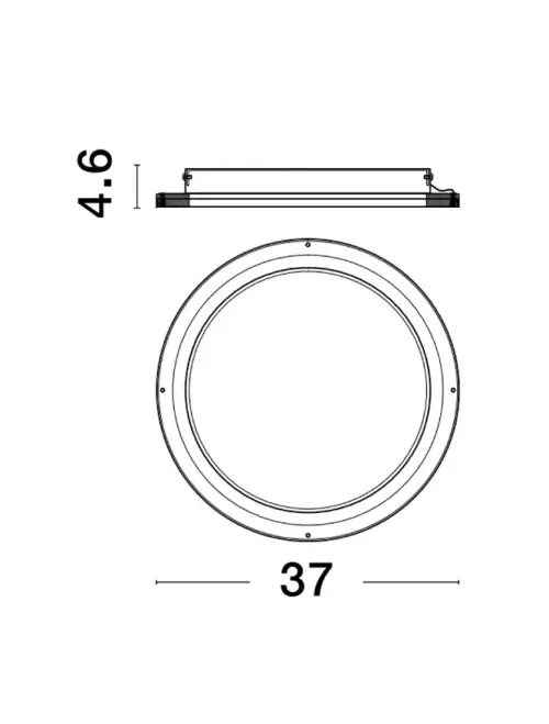 Nástenné svietidlo NOVA LUCE 9212917 LED 30W 2223lm 3000K 230V IP20